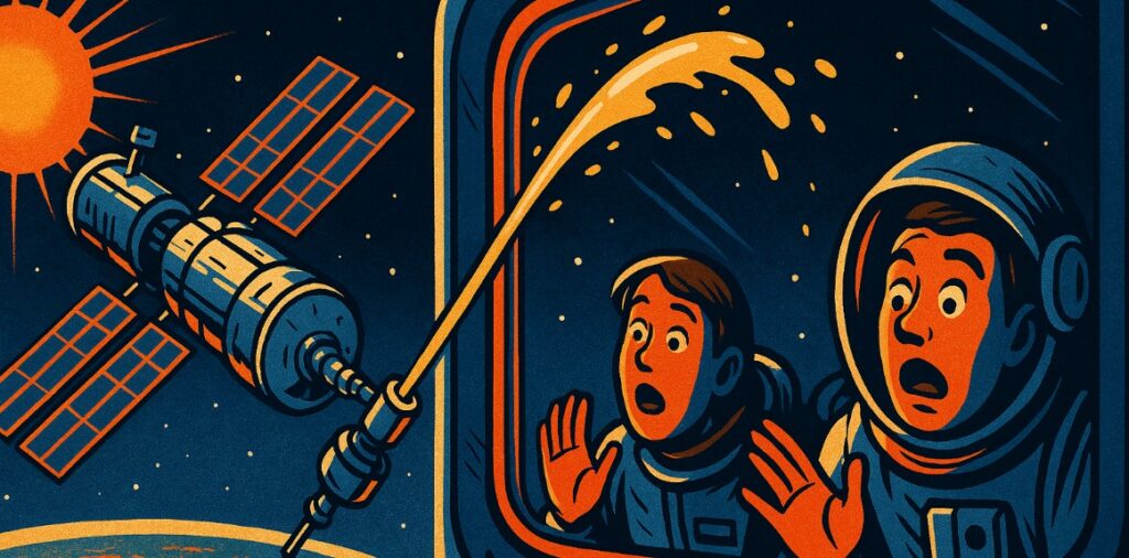 Тим Пик Космическая моча за бортом МКС yradar.ru