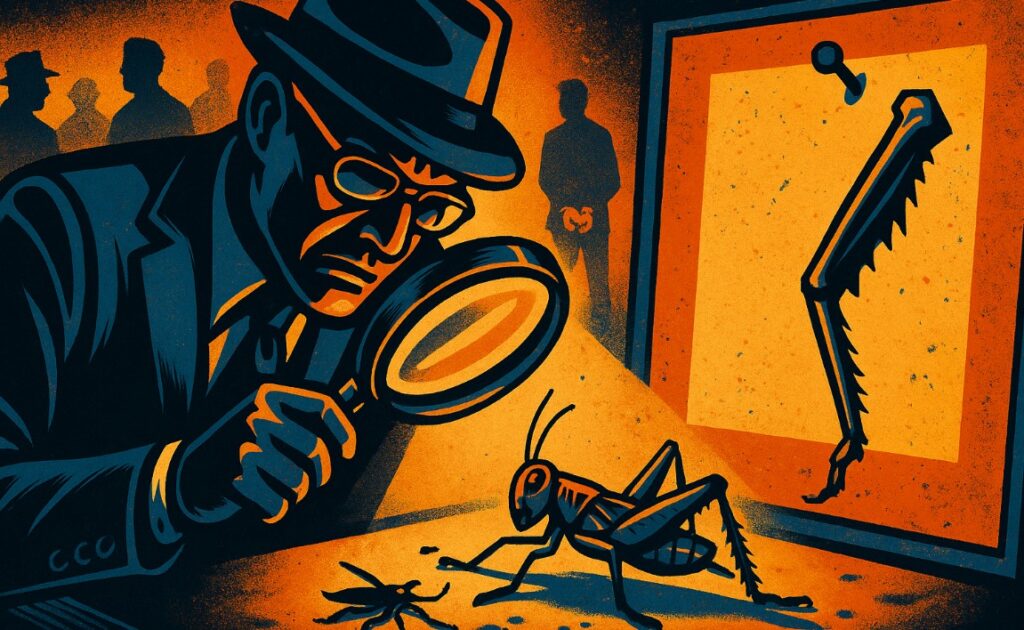 Кузнечик в штанине yradar.ru